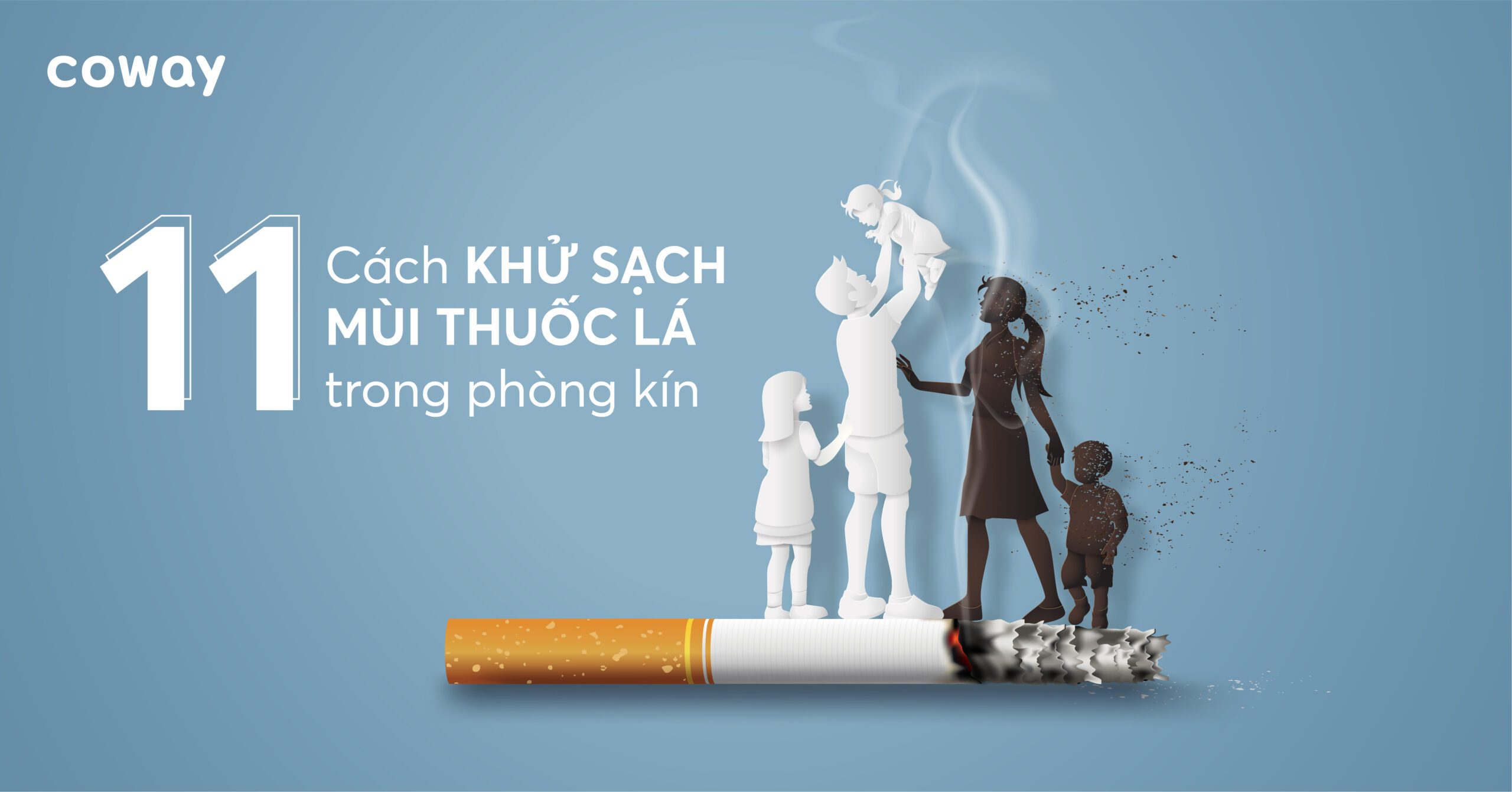 11 Cách khử sạch mùi thuốc lá trong phòng kín (Phần 2)